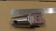 Kong Anchor Swivel SS-316 For 12-13-14mm Chain - In store, shown alongside a ruler for scale.