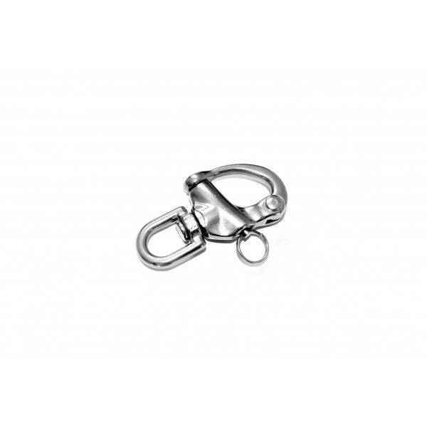 Snap Shackle 29*29*125 fast action fastener with casting swivel eye in stainless steel