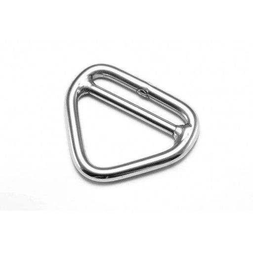 Triangle Ring Cross Bar SS 6mm stainless steel marine grade 316 triangle ring for shade sail applications.