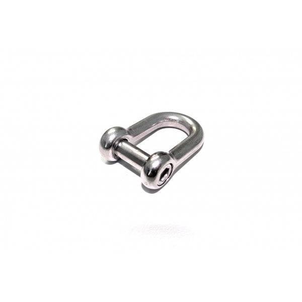 D-Shackle Hexagonal Sunk Pin 6mm Each - Stainless Steel 316 with a snag-free design for secure connections.