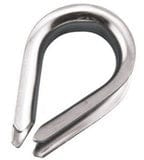 Anzor Wire Rope Thimble 6mm-316- Wire Rope Thimble