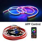 APP-Controlled LED Car Hood Light Strip (12V) by Habicare