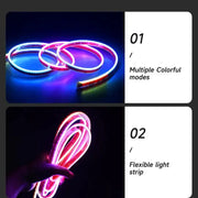 APP-Controlled LED Car Hood Light Strip (12V) by Habicare