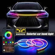 APP-Controlled LED Car Hood Light Strip (12V) by Habicare