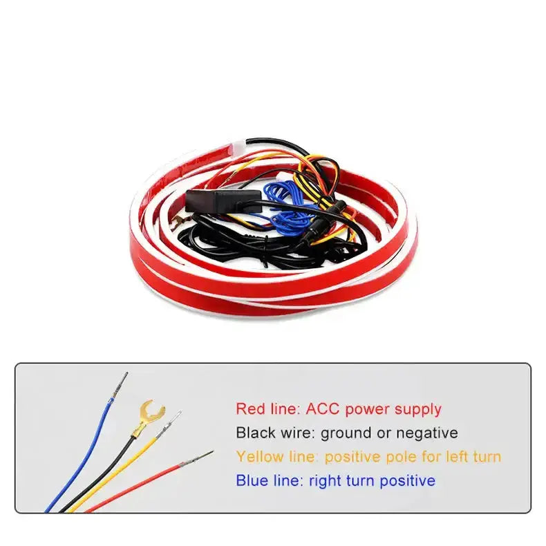 APP-Controlled LED Car Hood Light Strip (12V) by Habicare