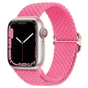 techplus Apple Watch Braided Nylon Band – Adjustable Buckle, Lightweight & Stretchy Apple Watch Braided Nylon Band Adjustable Buckle