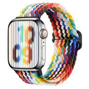 techplus Apple Watch Braided Nylon Band – Adjustable Buckle, Lightweight & Stretchy Apple Watch Braided Nylon Band Adjustable Buckle