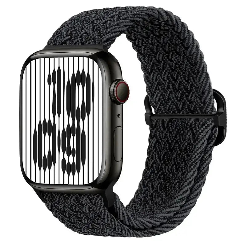 techplus Apple Watch Braided Nylon Band – Adjustable Buckle, Lightweight & Stretchy Apple Watch Braided Nylon Band Adjustable Buckle
