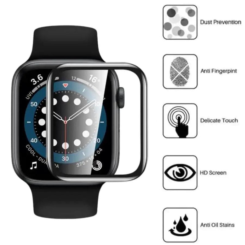 That Watch Shop Watch Screen Protector Apple Watch SE 44mm Screen Protectors Pack Of 4 Premium Composite Apple Watch SE 44mm Screen Protectors Pack of 4