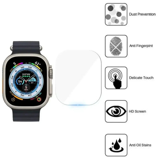 Hydrogel Screen Protector for Apple Watch Ultra 2 (Pack of 5) by Habicare