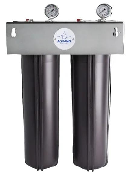 NZ Pump And Water Filters 20" Home Water Filtration Whole House Rainwater Filtration Systems Dual 20" Whole House Rainwater Filtration Systems Dual 20"