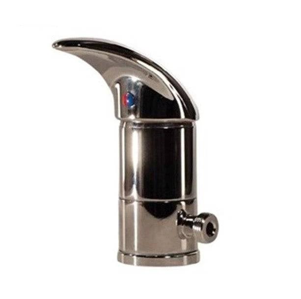 Shower Mixer With Side Hose Connection - Aravon Italian Tapware in chrome finish with solid handle.
