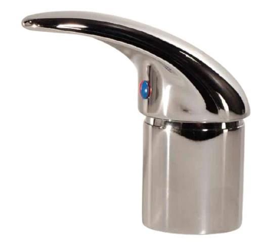 Single Lever Shower Mixer with solid handle and chrome finish, ideal for modern bathrooms.