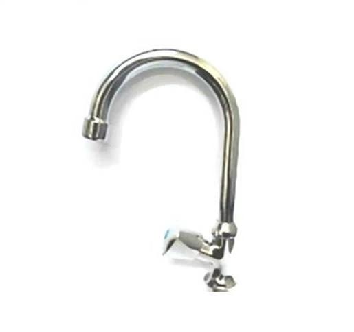 Centre Spout Tap - Cold Water Only, chrome finish, high-quality Italian tapware, ideal for compact kitchens.