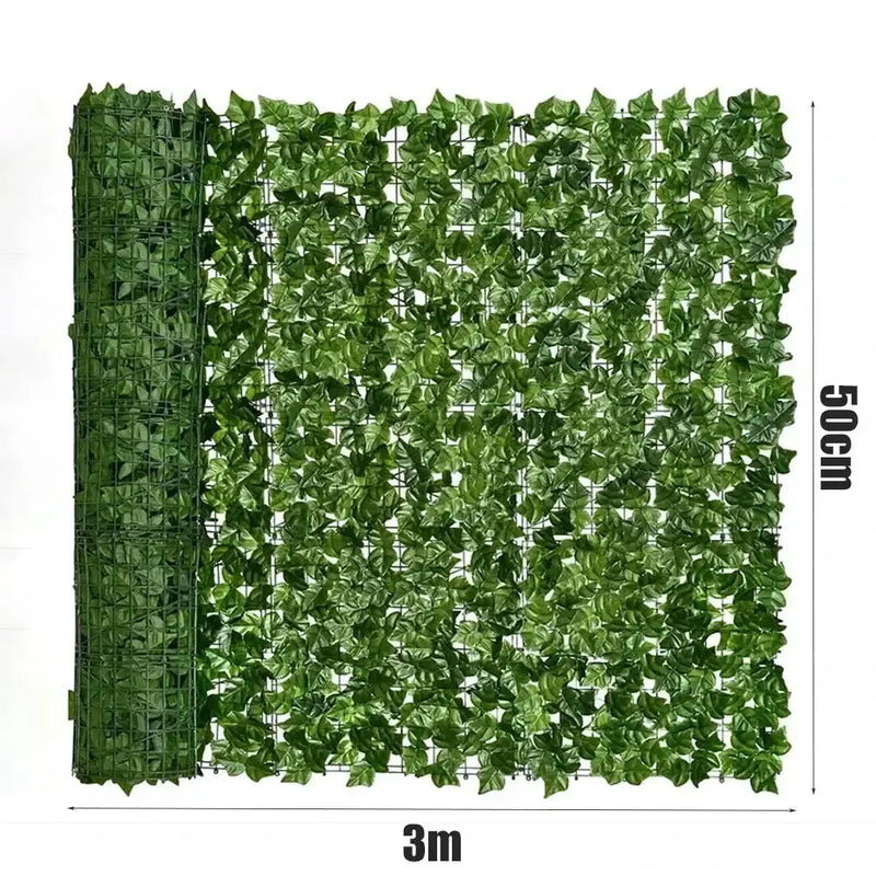 Artificial Green Leaf Fence Privacy Panels – 1M/3M by Habicare