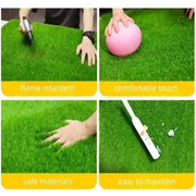 Artificial Indoor & Outdoor Synthetic Grass Mat (1–5m) by Habicare