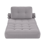 SportZone.co.nz Furniture > Sofas > Sofas & Sofa Beds Artiss 1 Seater Corduroy Convertible Sofa Bed Pull Out Boneless Couch Grey Artiss 1 Seater Corduroy Convertible Sofa Bed Pull Out Boneless Couch Grey
