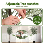 SportZone.co.nz Home & Garden > Artificial Plants > Artificial Trees Artiss 155cm Artificial Olive Tree Faux Trees Indoor Decor Artificial Plants Lifelike Plant Artiss 155cm Artificial Olive Tree Faux Trees Indoor Decor Artificial Plants Lifelike Plant