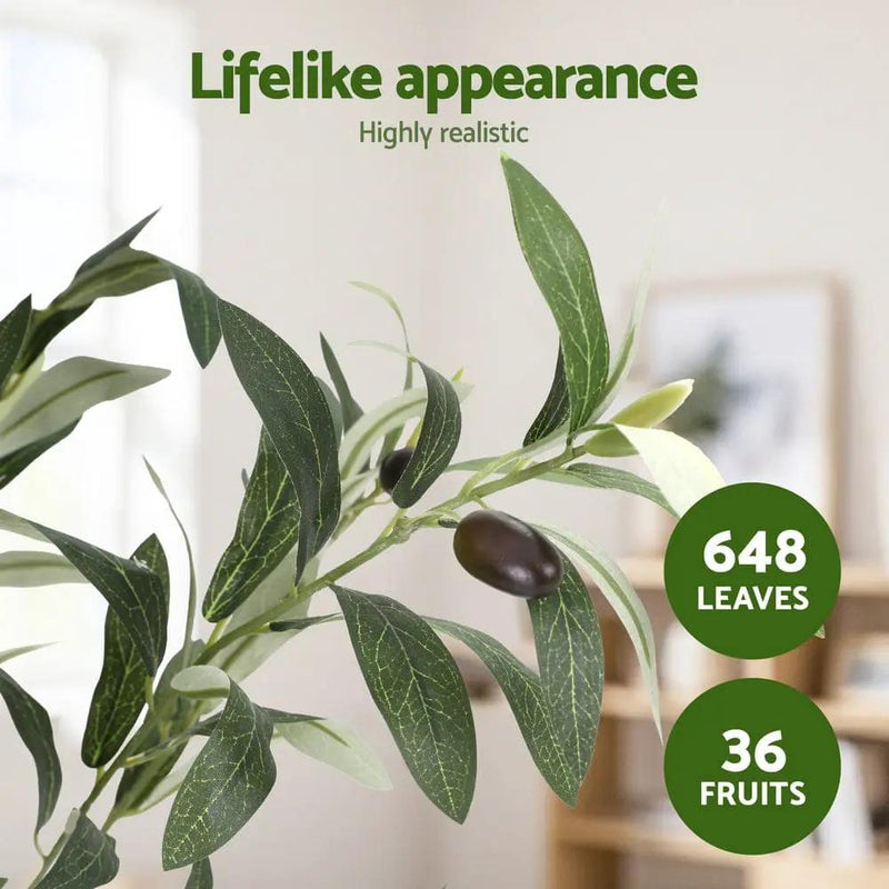SportZone.co.nz Home & Garden > Artificial Plants > Artificial Trees Artiss 155cm Artificial Olive Tree Faux Trees Indoor Decor Artificial Plants Lifelike Plant Artiss 155cm Artificial Olive Tree Faux Trees Indoor Decor Artificial Plants Lifelike Plant