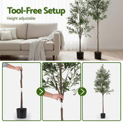 SportZone.co.nz Home & Garden > Artificial Plants > Artificial Trees Artiss 180cm Artificial Olive Tree Faux Trees Indoor Decor Artificial Plants Lifelike Plant 1.8M Artiss 180cm Artificial Olive Tree Faux Trees Indoor Decor Artificial Plants Lifelike Plant 1.8M