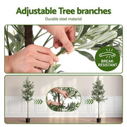 SportZone.co.nz Home & Garden > Artificial Plants > Artificial Trees Artiss 180cm Artificial Olive Tree Faux Trees Indoor Decor Artificial Plants Lifelike Plant 1.8M Artiss 180cm Artificial Olive Tree Faux Trees Indoor Decor Artificial Plants Lifelike Plant 1.8M