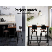 SportZone.co.nz Furniture > Bar Stools & Chairs > Table & Bar Stools Artiss 2x Bar Stools Vintage Metal Chairs Artiss 2x Bar Stools Vintage Metal Chairs
