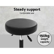 SportZone.co.nz Furniture > Living Room > Ottomans & Footstools Artiss 2x Salon Stool Round Swivel Chair Artiss 2x Salon Stool Round Swivel Chair