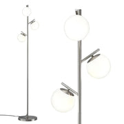 SportZone.co.nz Home & Garden > Lighting > Floor Lamps Artiss 3-Light Floor Lamp – 165cm Standing Lamp Glass Shades Artiss 3-Light Floor Lamp – 165cm Standing Lamp Glass Shades