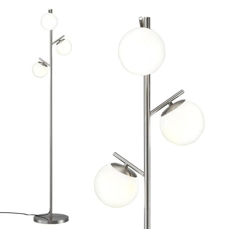 SportZone.co.nz Home & Garden > Lighting > Floor Lamps Artiss 3-Light Floor Lamp – 165cm Standing Lamp Glass Shades Artiss 3-Light Floor Lamp – 165cm Standing Lamp Glass Shades