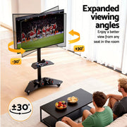 SportZone.co.nz Furniture > Living Room > TV Units Artiss 40-100" TV Stand Mount Bracket Universal Adjustable Height with Wheels Artiss 40-100" TV Stand Mount Bracket Universal Adjustable Height with Wheels