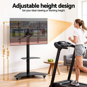 SportZone.co.nz Furniture > Living Room > TV Units Artiss 40-100" TV Stand Mount Bracket Universal Adjustable Height with Wheels Artiss 40-100" TV Stand Mount Bracket Universal Adjustable Height with Wheels