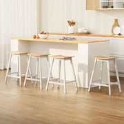 SportZone.co.nz Furniture > Bar Stools & Chairs > Massage Chairs Artiss 4x Bar Stools Wooden Chairs Oak Artiss 4x Bar Stools Wooden Chairs Oak
