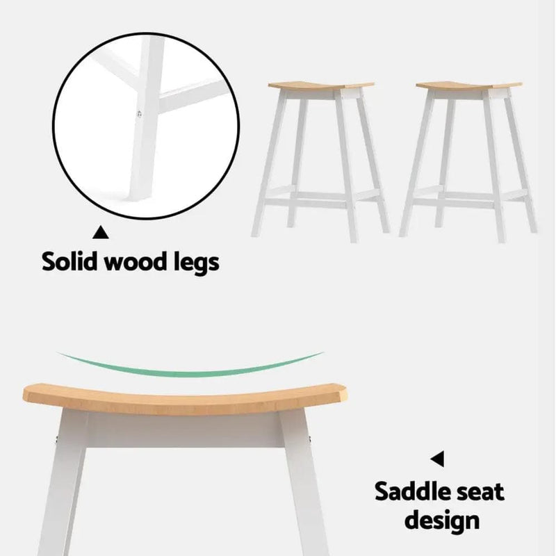 SportZone.co.nz Furniture > Bar Stools & Chairs > Massage Chairs Artiss 4x Bar Stools Wooden Chairs Oak Artiss 4x Bar Stools Wooden Chairs Oak