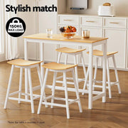 SportZone.co.nz Furniture > Bar Stools & Chairs > Massage Chairs Artiss 4x Bar Stools Wooden Chairs Oak Artiss 4x Bar Stools Wooden Chairs Oak