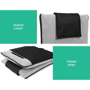 SportZone.co.nz Furniture > Bar Stools & Chairs > Arm Chairs & Recliners Artiss 4X Floor Lounge Sofa Bed Cushion Velvet Grey Artiss 4X Floor Lounge Sofa Bed Cushion Velvet Grey