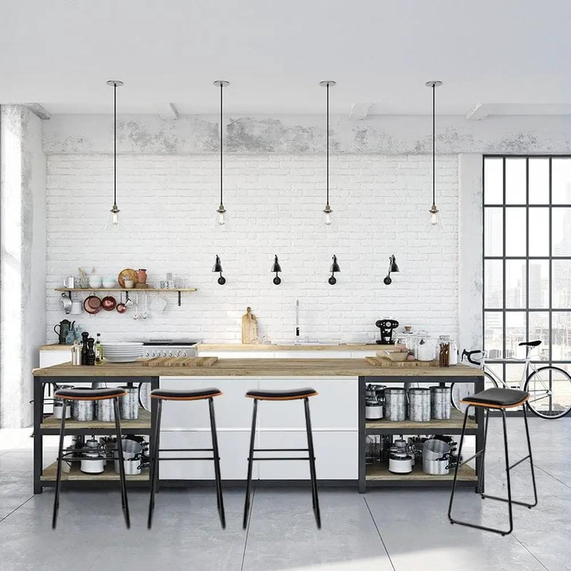 SportZone.co.nz Furniture > Bar Stools & Chairs > Table & Bar Stools Artiss Bar Stools Set Of 2 Counter Stools With Faux Leather Cushions Artiss Bar Stools Set Of 2 Faux Leather Cushions