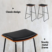 SportZone.co.nz Furniture > Bar Stools & Chairs > Table & Bar Stools Artiss Bar Stools Set Of 2 Counter Stools With Faux Leather Cushions Artiss Bar Stools Set Of 2 Faux Leather Cushions