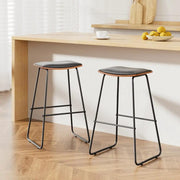 SportZone.co.nz Furniture > Bar Stools & Chairs > Table & Bar Stools Artiss Bar Stools Set Of 2 Counter Stools With Faux Leather Cushions Artiss Bar Stools Set Of 2 Faux Leather Cushions