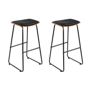 SportZone.co.nz Furniture > Bar Stools & Chairs > Table & Bar Stools Artiss Bar Stools Set Of 2 Counter Stools With Faux Leather Cushions Artiss Bar Stools Set Of 2 Faux Leather Cushions