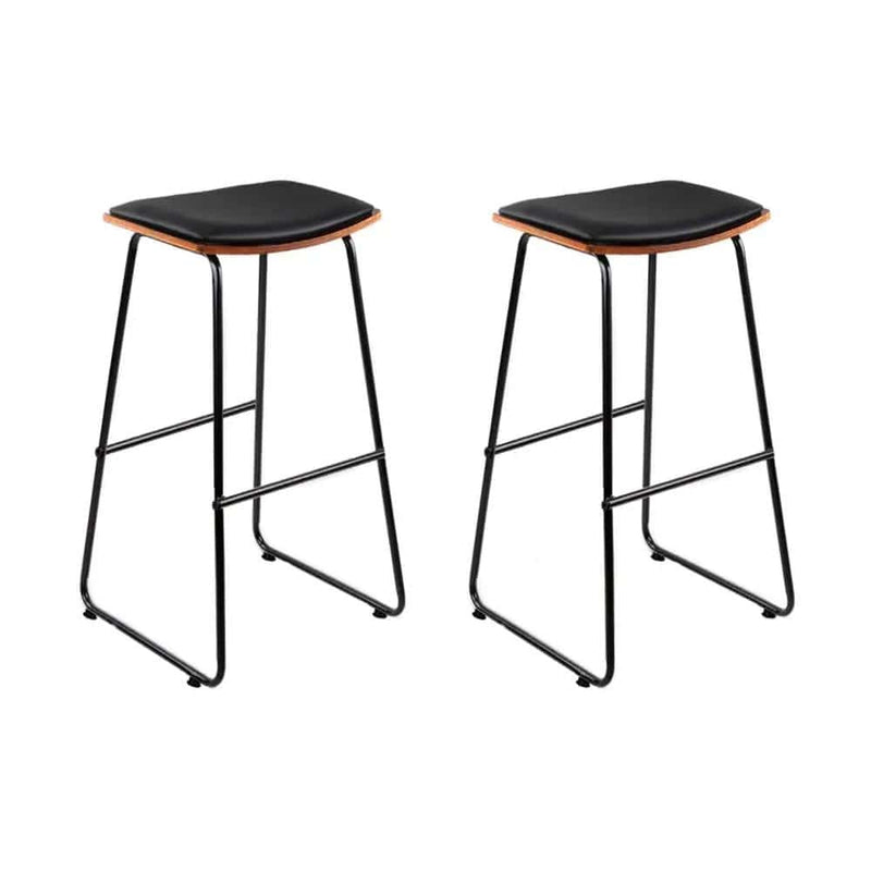 SportZone.co.nz Furniture > Bar Stools & Chairs > Table & Bar Stools Artiss Bar Stools Set Of 2 Counter Stools With Faux Leather Cushions Artiss Bar Stools Set Of 2 Faux Leather Cushions