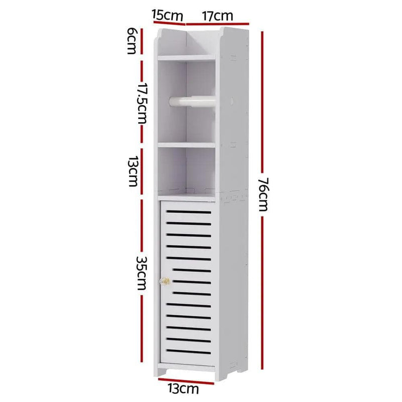 SportZone.co.nz Furniture > Bathroom > Bathroom Cabinets, Cupboards & Storage Artiss Bathroom Cabinet Toilet Roll Holder Tissue Organizer 3 Tier Floor Cabinet Artiss Bathroom Cabinet Toilet Roll Holder Tissue Organizer 3 Tier Floor Cabinet