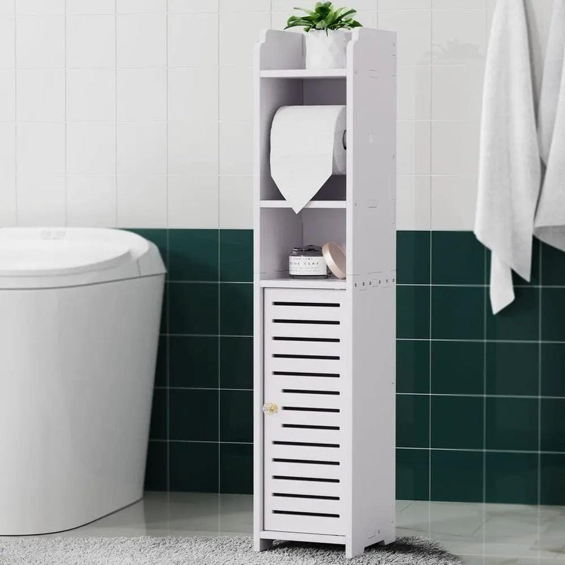 SportZone.co.nz Furniture > Bathroom > Bathroom Cabinets, Cupboards & Storage Artiss Bathroom Cabinet Toilet Roll Holder Tissue Organizer 3 Tier Floor Cabinet Artiss Bathroom Cabinet Toilet Roll Holder Tissue Organizer 3 Tier Floor Cabinet