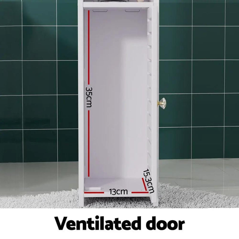 SportZone.co.nz Furniture > Bathroom > Bathroom Cabinets, Cupboards & Storage Artiss Bathroom Cabinet Toilet Roll Holder Tissue Organizer 3 Tier Floor Cabinet Artiss Bathroom Cabinet Toilet Roll Holder Tissue Organizer 3 Tier Floor Cabinet
