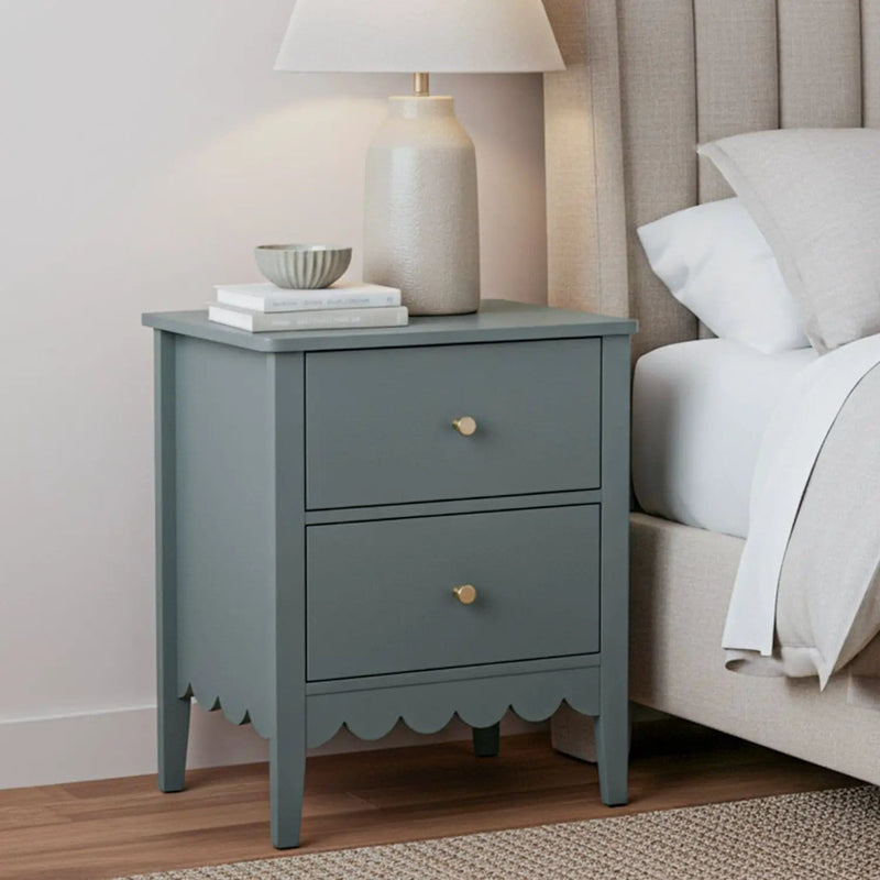 SportZone.co.nz Furniture > Bedroom > Bedside Tables Artiss Bedside Table 2 Drawers Bedroom Storage Nightstand Green Artiss Bedside Table 2 Drawers Bedroom Storage Nightstand Green