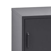 SportZone.co.nz Furniture > Bedroom > Bedside Tables Artiss Bedside Table Metal Cabinet - Black Artiss Bedside Table Metal Cabinet - Black
