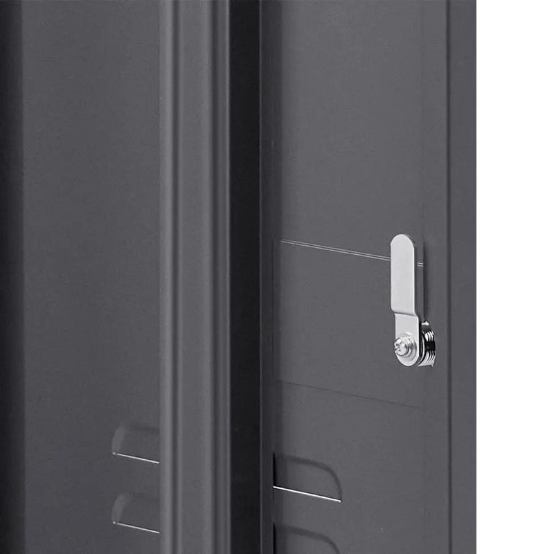SportZone.co.nz Furniture > Bedroom > Bedside Tables Artiss Bedside Table Metal Cabinet - Black Artiss Bedside Table Metal Cabinet - Black