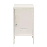 SportZone.co.nz Furniture > Bedroom > Bedside Tables Artiss Bedside Table Metal Cabinet - White Artiss Bedside Table Metal Cabinet - White