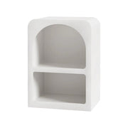 SportZone.co.nz Furniture > Bedroom > Bedside Tables Artiss Bedside Table Shelves Side End Table Storage Nightstand White ARCHED Artiss Bedside Table Shelves Side End Table Storage Nightstand White ARCHED
