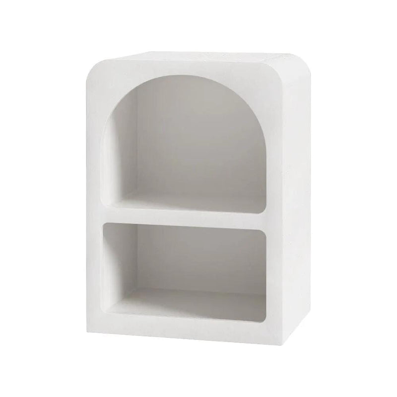 SportZone.co.nz Furniture > Bedroom > Bedside Tables Artiss Bedside Table Shelves Side End Table Storage Nightstand White ARCHED Artiss Bedside Table Shelves Side End Table Storage Nightstand White ARCHED