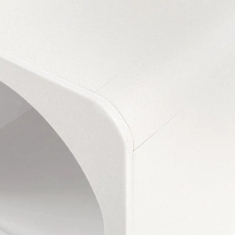 SportZone.co.nz Furniture > Bedroom > Bedside Tables Artiss Bedside Table Shelves Side End Table Storage Nightstand White ARCHED Artiss Bedside Table Shelves Side End Table Storage Nightstand White ARCHED